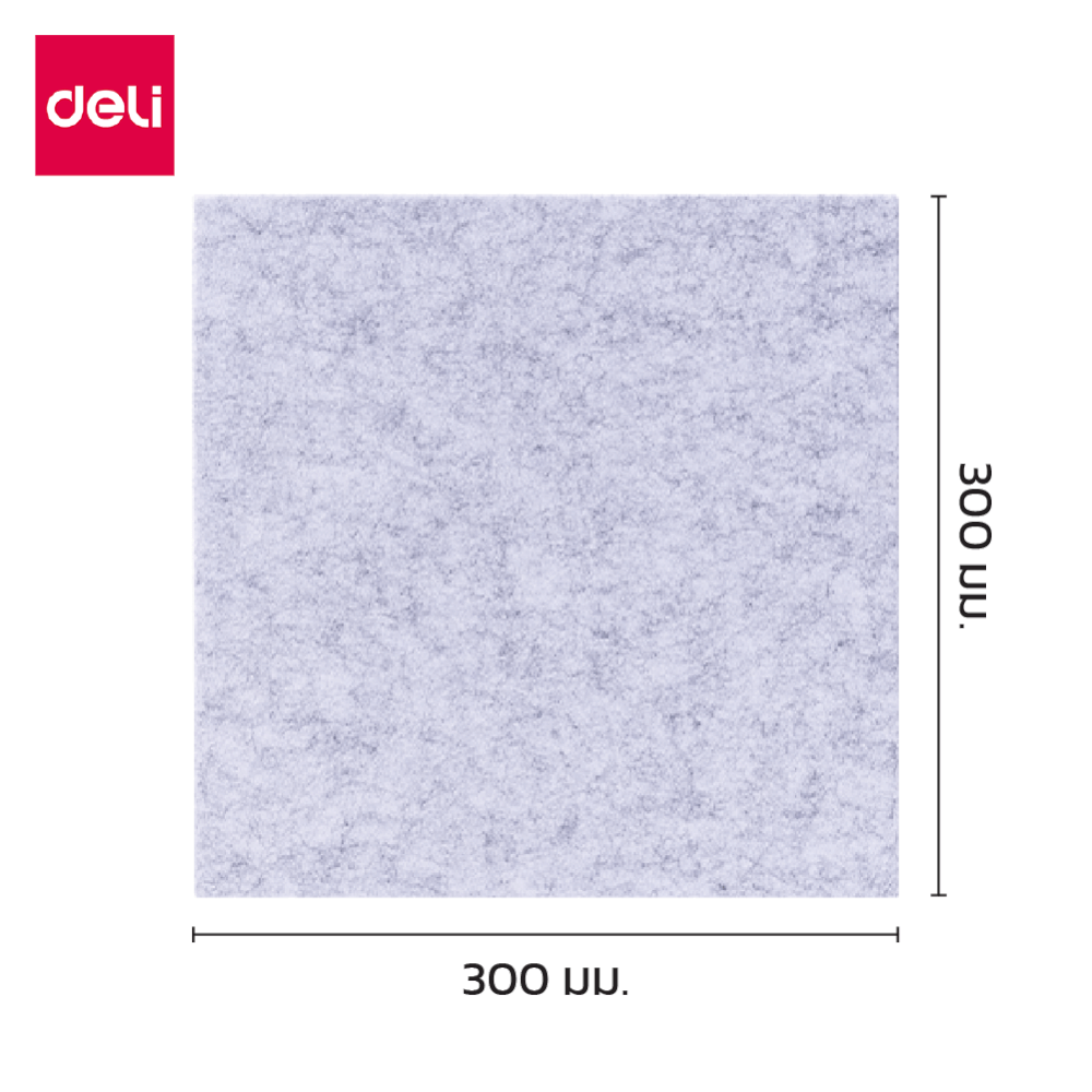 กระดานสักหลาด DELI EV351-LG-GR-01 สีเทาอ่อน_7